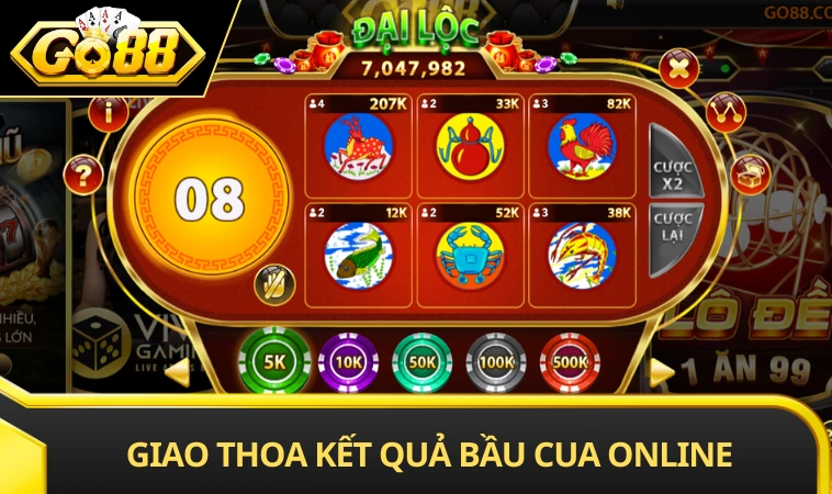 Chiến thuật giao thoa kết quả bầu cua online