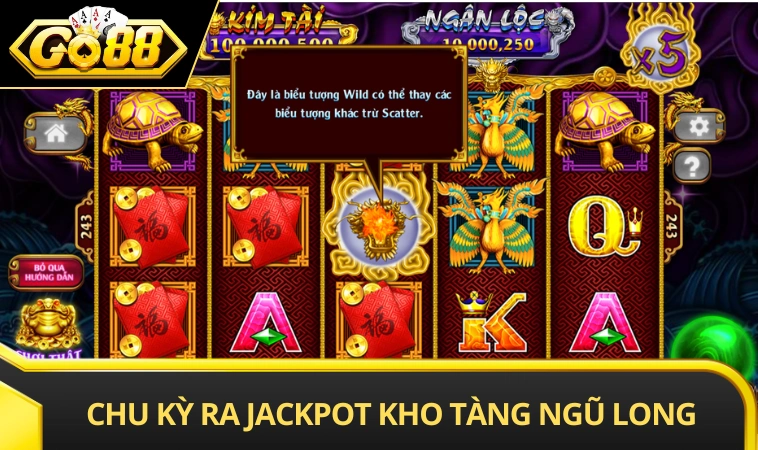 Quan sát chu kỳ ra jackpot kho tàng ngũ long