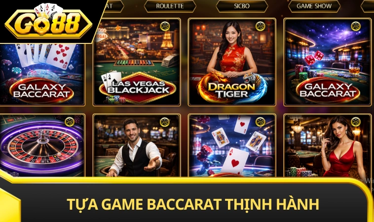 Tựa game baccarat thịnh hành