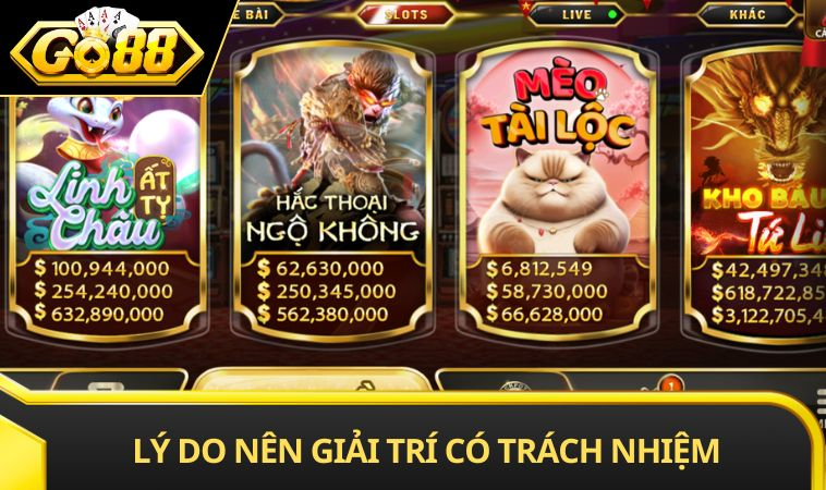 Lý do nên giải trí có trách nhiệm