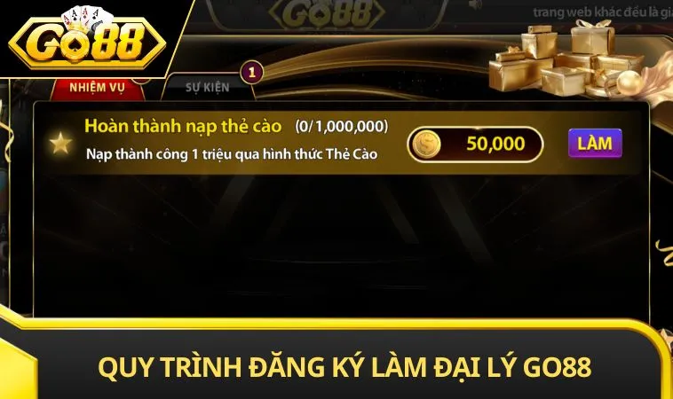 Quy trình đăng ký làm đại lý GO88 chính thức