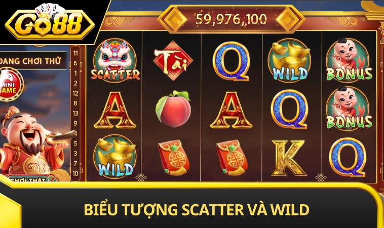 Biểu tượng Scatter và Wild