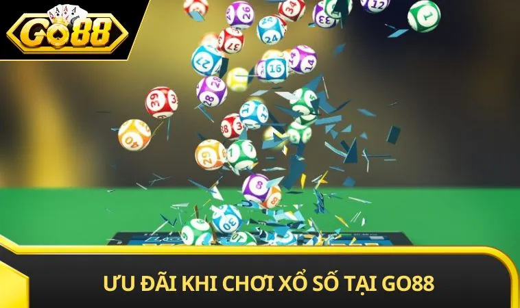 Ưu đãi khi chơi xổ số tại GO88